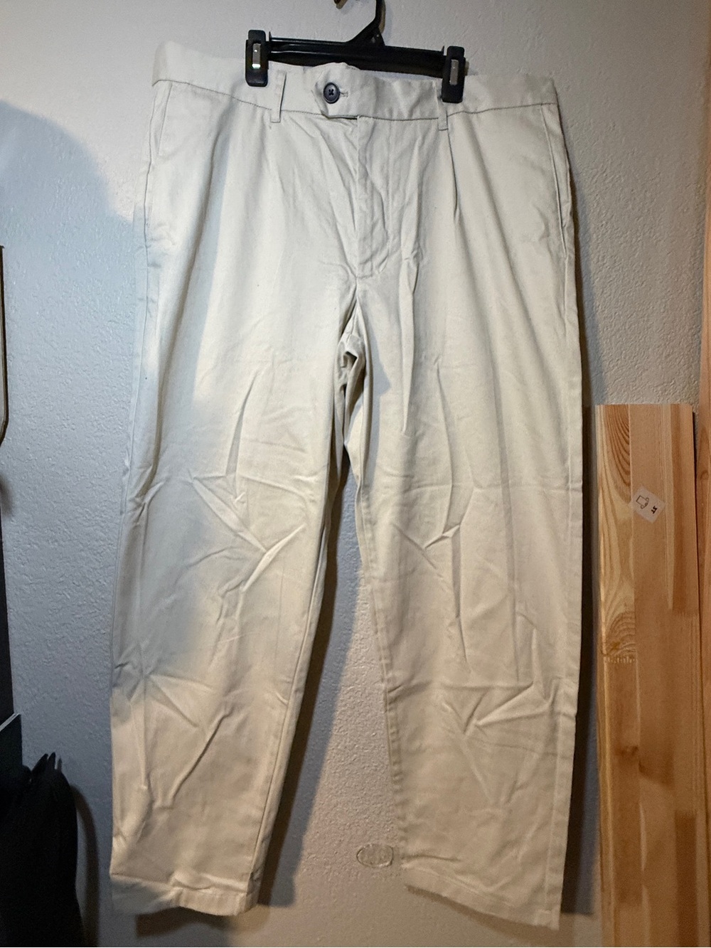 Goodfellow & Co Cream Straight-Leg